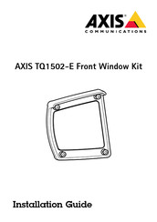 Axis TQ1502-E Installation Manual