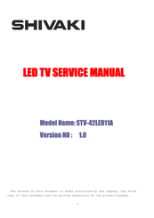 Shivaki STV-42LED11A Service Manual