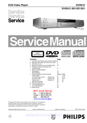 Philips DVD612/021 Service Manual