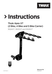 Thule 9025XT Manuals ManualsLib