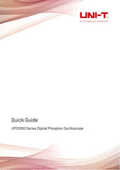 UNI-T UPO1000 Series Quick Manual