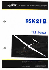 Alexander Schleicher 21963 Flight Manual