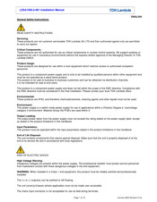 TDK-Lambda LZS-A1500-3-001 Installation Manual