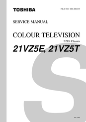 Toshiba 21VZ5E Service Manual