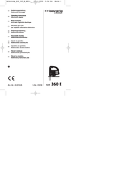 EINHELL Bavaria BJS 360 E Operating Instructions Manual