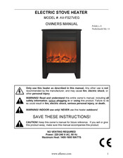 AFLAMO AV-FS27VEG Owner's Manual