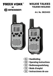 Bresser FREEK VONK 9820400 Operating Instructions Manual
