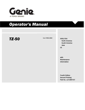 Terex Genie TZ-50 Operator's Manual