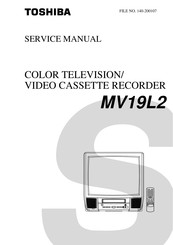 Toshiba MV19L2 Service Manual