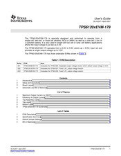 Texas Instruments TPS6120 EVM-179 Series User Manual