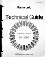 Panasonic SV-3500 Technical Manual