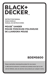 Black & Decker MOUSE DWE6401DS Instruction Manual