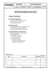 Matsing MS-12C45 Instruction Manual