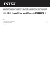 Intex SF70220RC-1 Owner's Manual