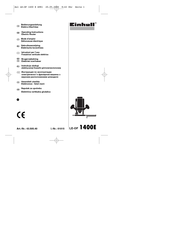 EINHELL LE-OF 1400E Operating Instructions Manual