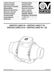 Vortice VORTICE LINEO V0 Instruction Booklet