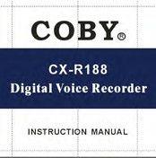 Coby CX-R188 Instruction Manual
