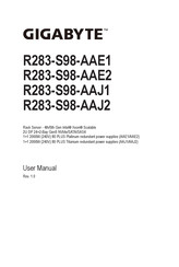 Gigabyte R283-S98-AAJ2 User Manual