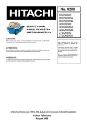 Hitachi 32LD6600A Service Manual