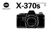 Minolta X-370S Instruction Manual