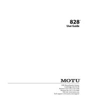 MOTU 828 User Manual