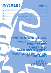 Yamaha YZ125G2 2016 Owner's Service Manual