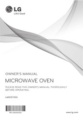 LG LMS1573SS Owner's Manual