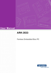 Advantech ARK-3533 User Manual