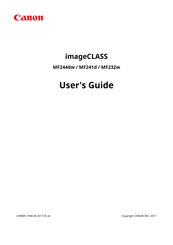 Canon imageCLASS MF241d User Manual