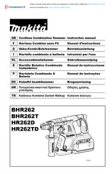 Makita BHR262T Instruction Manual