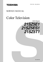 Toshiba 21SZ5ES1 Service Manual