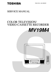 Toshiba MV19M4 Service Manual