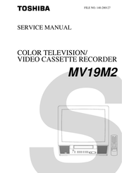 Toshiba MV19M2 Service Manual