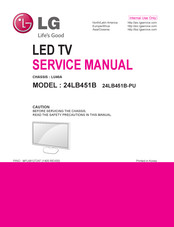 LG 24LB451B-PU Service Manual