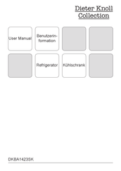 Dieter Knoll Collection DKBA1423SK User Manual