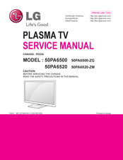 LG 50PA6520 Service Manual
