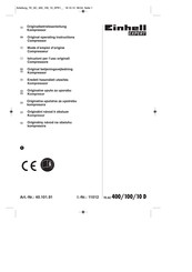 EINHELL Expert TE-AC 400/100/10 D Original Operating Instructions