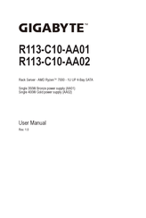 Gigabyte R113-C10-AA01 User Manual