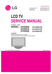 LG 37H5020 Service Manual