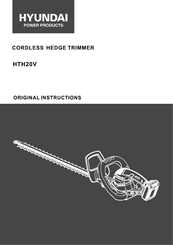 Hyundai HTH20V Instructions Manual