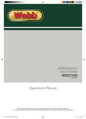 Webb 1938172001 Operator's Manual
