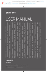 Samsung The Serif QE55LS01RAUXZT User Manual