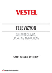 VESTEL 32FD7100 Operating Instructions Manual