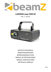 Beamz LS3DRGB Laser RGB 3D Instruction Manual