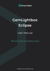 Picup Media GemLightbox Eclipse User Manual