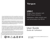 Targus ACA960USZ User Manual