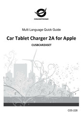Conceptronic CUSBCAR2ASET Multi Language Quick Manual