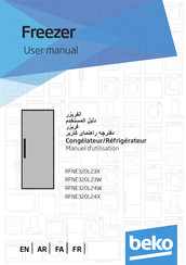 Beko RFNE320L23W User Manual