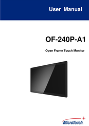 MicroTouch OF-240P-A1 User Manual