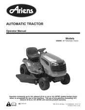 Ariens 936085 Operator's Manual